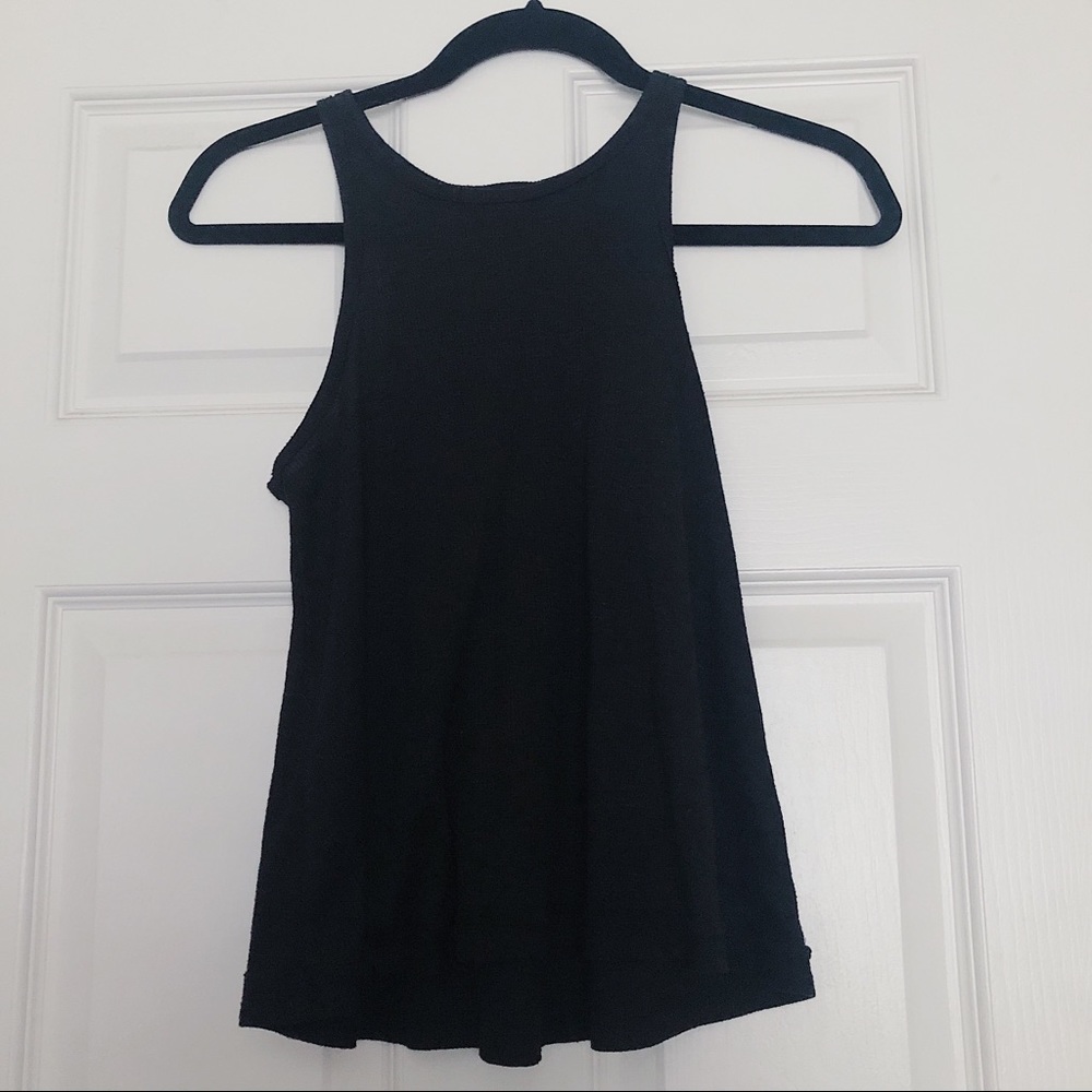 black tank top